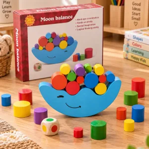 Moon Balance Wooden Stacking Balance Toy