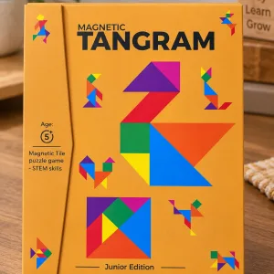 Magnetic Tangram STEM Puzzle Game