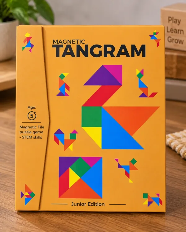 Magnetic Tangram STEM Puzzle Game