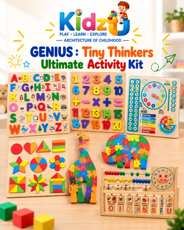 KIDZU GENIUS : Tiny Thinkers Ultimate Activity Kit