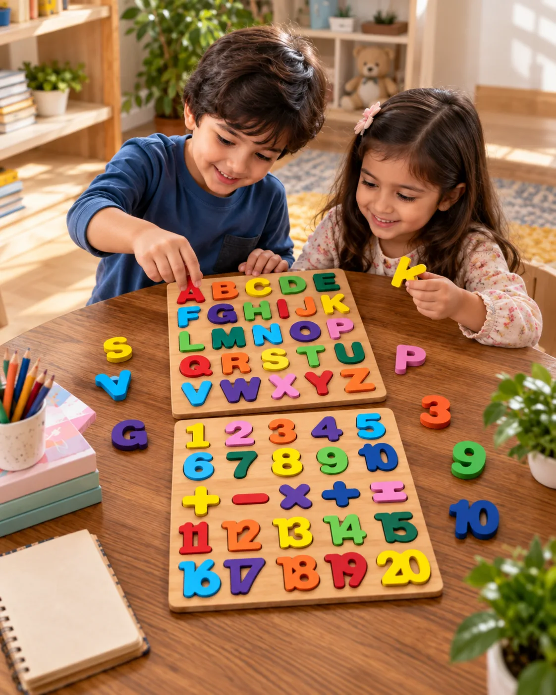 Kidzu 2-in-1 Puzzle Combo Alphabet & Numbers - Image 4