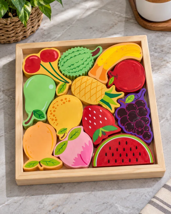 Wooden Jigsaw Puzzle Fruits