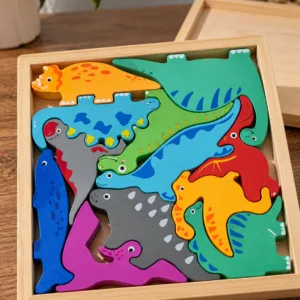 Wooden Jigsaw Puzzle Old Animals