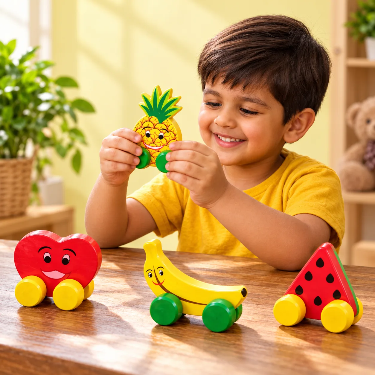 Children playing and learning together
